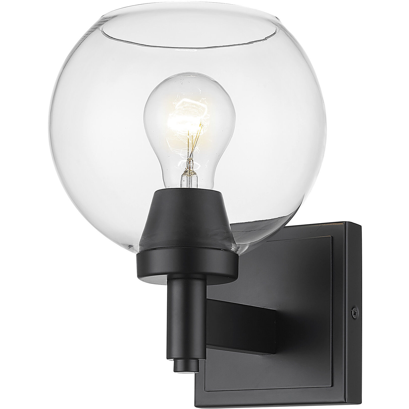 Galveston 1 Light 8.13 inch Matte Black Vanity Light Wall Light